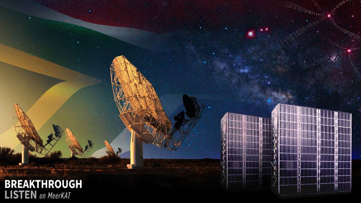 Radioteleskop MeerKAT działa już w ramach programu Breakthrough Listen /Fot. SARAO

