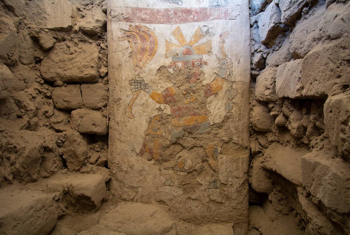 Człowiek z dwiema twarzami. Mural z Ameryki Południowej to coś, czego archeolodzy jeszcze nie widzieli